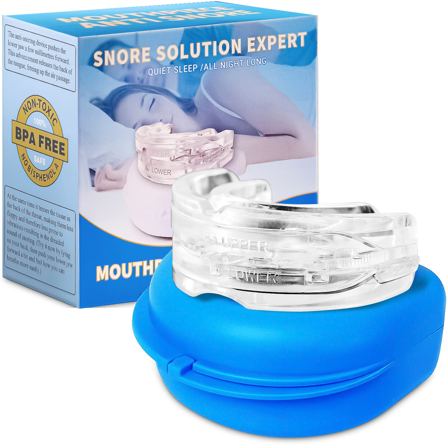 Anti Snoring Mouthpiece, Adjustable Anti Snoring Devices, Stop Snoring