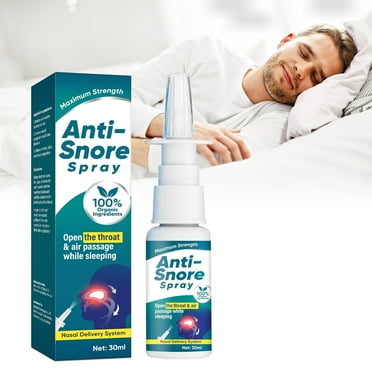Anti Snoring Spray, Safe Anti Snoring Devices, Effective Sleep Aid Snore Reduction Snoring Solution for Better Breathing Relief, 30ml