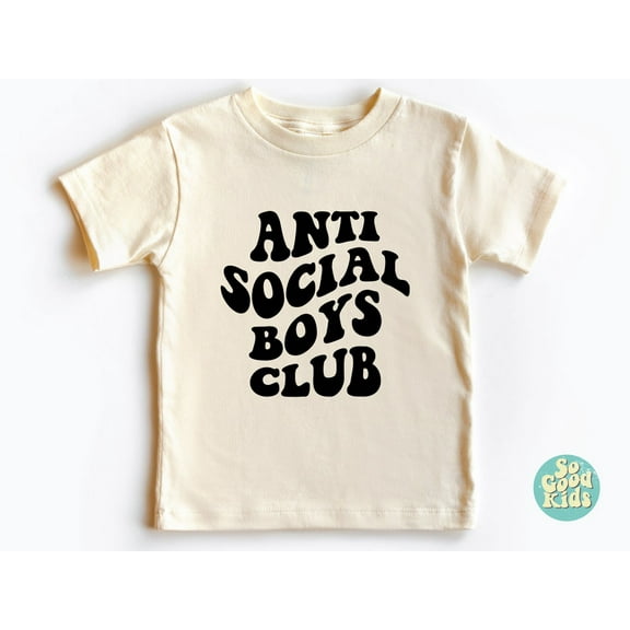 Anti Social Boys Club Shirt, Anti Social Boys Shirt, Toddler Shirts, Anti Social Baby Shirt, Introvert Baby Boys Shirt, Toddler Club Shirts, New Born, Baby Shower Gift, New Parents Gift