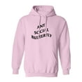 thumbnail image 1 of Anti Social Butterfly Adult Hooded Sweatshirt, 1 of 3