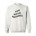 thumbnail image 1 of Anti Social Butterfly Crewneck Sweatshirt, 1 of 3