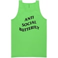 thumbnail image 1 of Anti Social Butterfly Neon Tank Top, 1 of 1