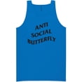 thumbnail image 1 of Anti Social Butterfly Neon Tank Top, 1 of 1
