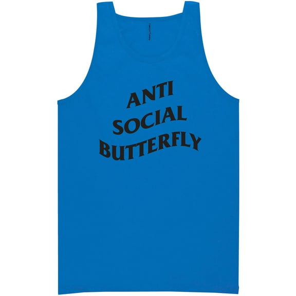 Anti Social Butterfly Neon Tank Top