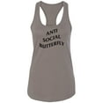 thumbnail image 1 of Anti Social Butterfly Racerback Tank, 1 of 2