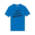 thumbnail image 1 of Anti Social Butterfly Short Sleeve Neon T-Shirt, 1 of 1