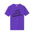 thumbnail image 1 of Anti Social Butterfly Short Sleeve Neon T-Shirt, 1 of 1