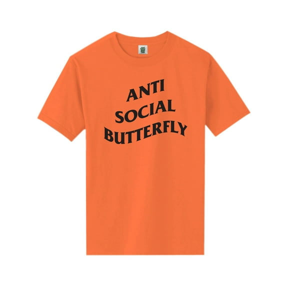 Anti Social Butterfly Short Sleeve Neon T-Shirt