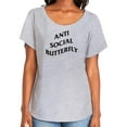 thumbnail image 1 of Anti Social Butterfly Womens Dolman Tee, 1 of 3
