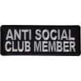 thumbnail image 1 of Anti Social Club Member Funny Iron on Patch, 1 of 5