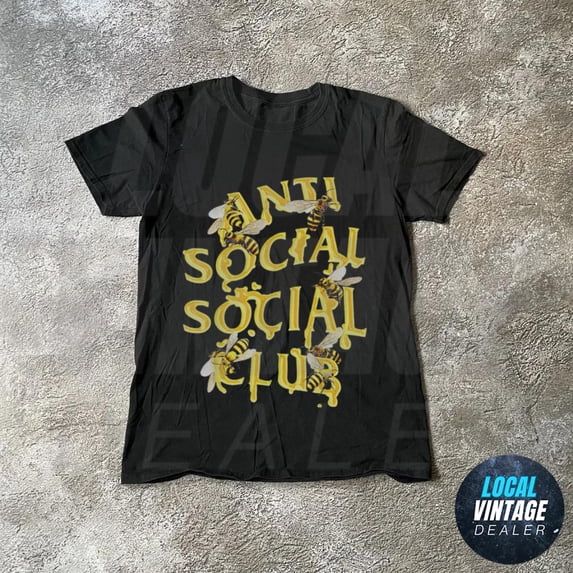 Anti Social Club Shirt, Beekeeper Tee. Bee Happy Shirt.Bee Lover Gift. Cute Bee T-Shirt, Funny Introvert Shirt, Sarcastic Shirt