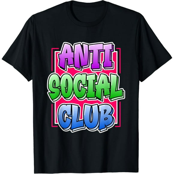 Anti Social Club Funny Creative Graphic Funny Creative Graphic T-Shirts