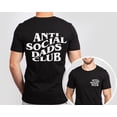 thumbnail image 1 of Anti Social Dads Club Tshirt Printed Front and Back | Dads Tshirt | Dads Shirt | Dada Tshirt | Anti Social Tshirt | Anti Social Dada All Size S-5Xl, 1 of 5