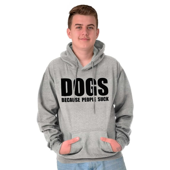 Anti Social Dog Lover Pet Puppy Owner Hoodie Sweatshirt Women Men Brisco Brands M