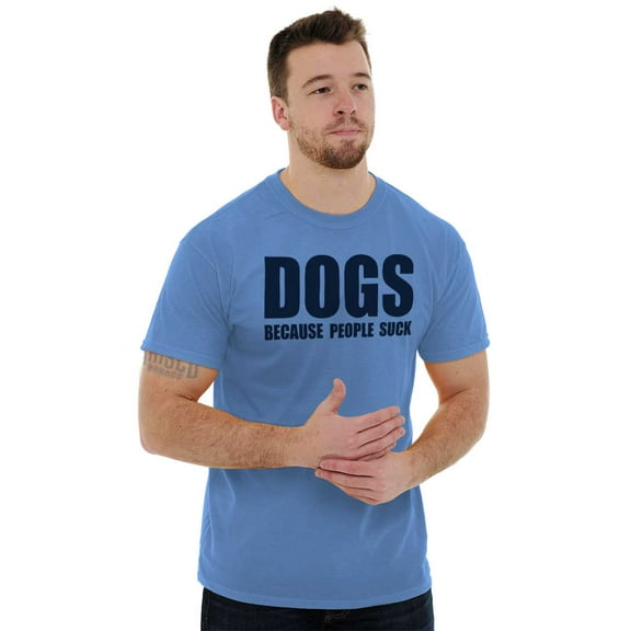 Anti Social Dog Lover Pet Puppy Owner Plus Size Crewneck Graphic Tee Shirt Brisco Brands 2X