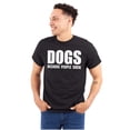 thumbnail image 1 of Anti Social Dog Lover Pet Puppy Owner Plus Size Crewneck Graphic Tee Shirt Brisco Brands 2X, 1 of 5