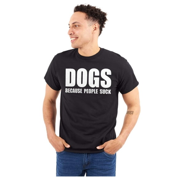 Anti Social Dog Lover Pet Puppy Owner Plus Size Crewneck Graphic Tee Shirt Brisco Brands 2X