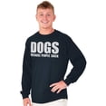 thumbnail image 1 of Anti Social Dog Lover Pet Puppy Owner Plus Size Long Sleeve Graphic Tee Shirt Brisco Brands 2X, 1 of 5