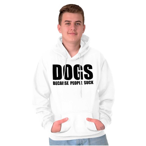 Anti Social Dog Lover Pet Puppy Owner Unisex Plus Fleece Graphic Hoodie Brisco Brands 3X