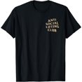 thumbnail image 1 of Anti Social Lifting Club: Tan Logo (Front + Back) T-Shirt, 1 of 3