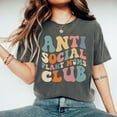 thumbnail image 1 of Anti Social Plant Moms Club Shirt, Plant Mom Shirt, Plant Lover Shirt For Plant Mom, Plant Shirt For Plant Lover, 1 of 5