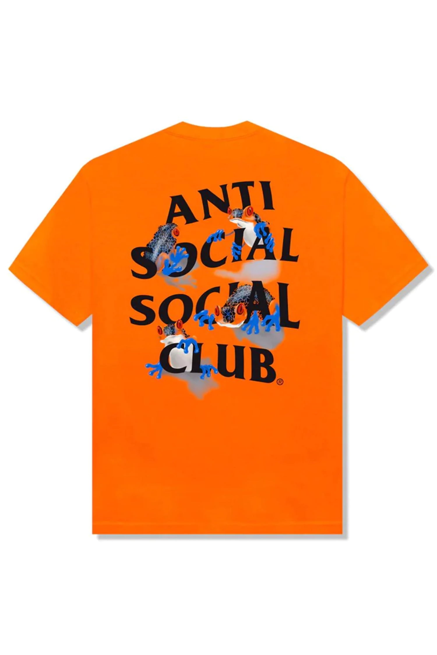 Anti social social club shirt orange 2025