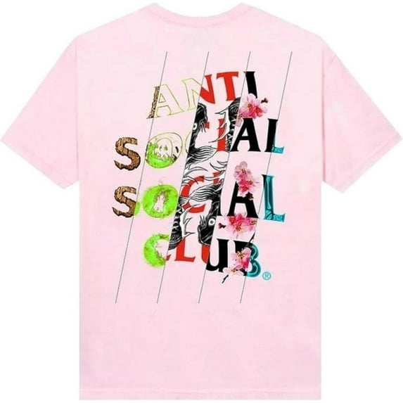 Anti Social Social Club Madness Tee Pink - XXL