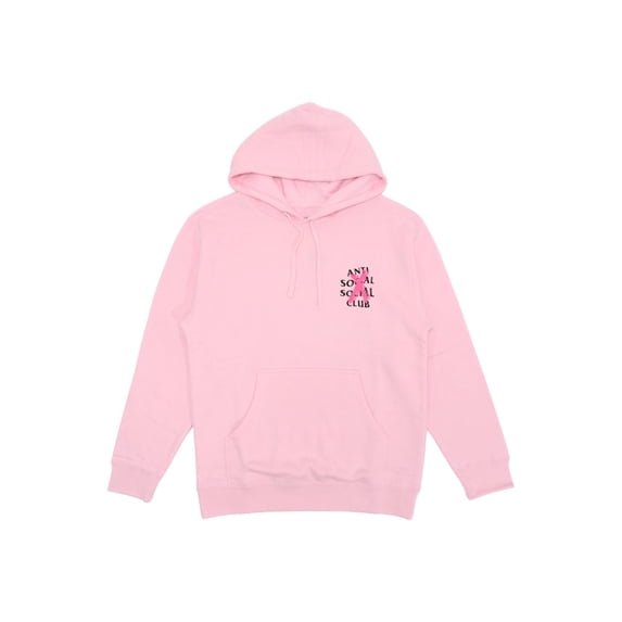 Anti Social Social Club Men's Cancelled Hoodie Pink, from StockX