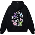 thumbnail image 1 of Anti Social Social Club Reflective Embroidered 2025 Club Hoodie - S, 1 of 1