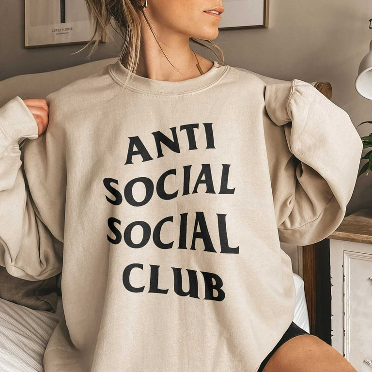 Anti social club sweatshirt new arrivals