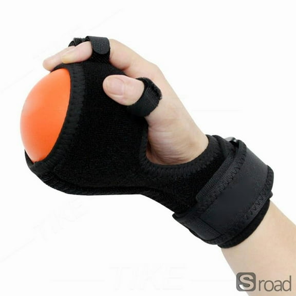 Anti-Spasticity Ball Splint Hand Functional Impairment Wrist Orthosis Therapy Stroke Hemiplegia Apoplexy Fingers Training