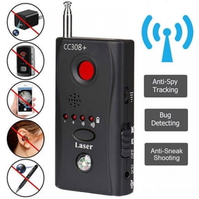 Anti Spy Detector Wireless Bug RF Detector Signal for Hidden Camera Laser Lens GSM Listening Device Finder Radar Radio Scanner Wireless Signal Alarm Pro Privacy for Hotels, Bathroom