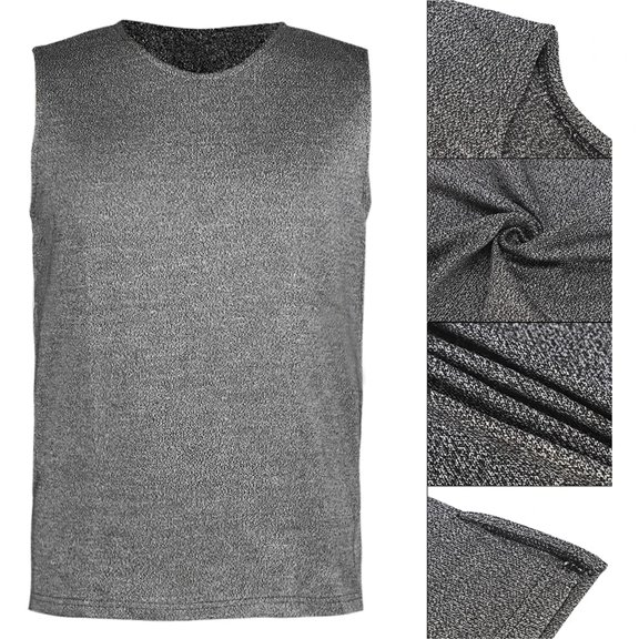 Anti Stab Vest Cut Resistant Clothing Level 5 Protective Vest Cut Resistant Anti Slash Stab Round Neck Waistcoat Safety Supplies ,More Durable