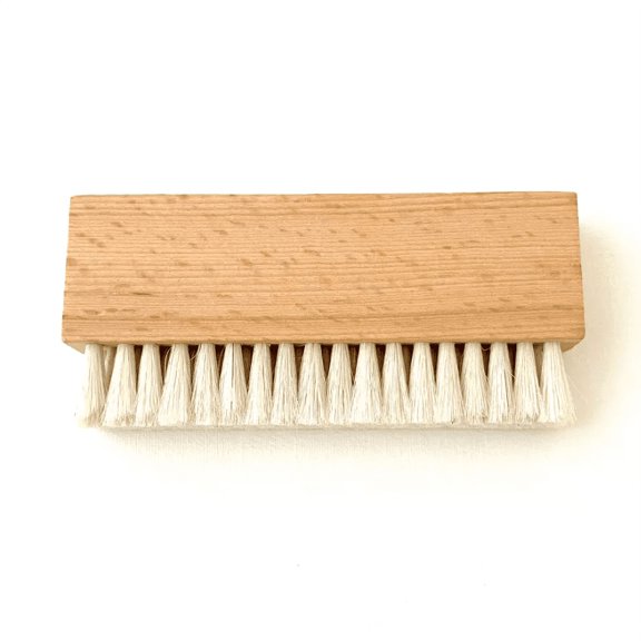 Anti-Static 3Row Goat-Hair Vinyl Record Cleaner Brush Scratch Free Natural Fiber
