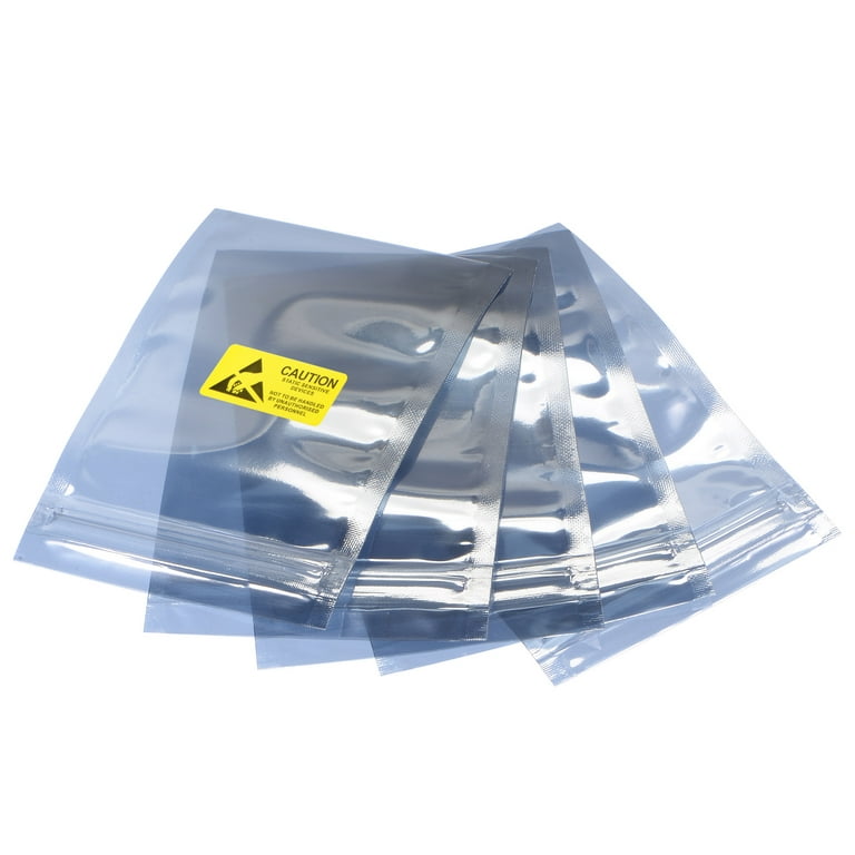 Anti Static Bags Shielding Bag 100pcs 3x4.7inch(8x12cm) Resealable with  Labels for Hard Drive HDD SSD