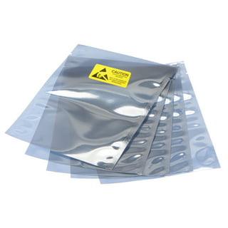 Anti Static Bags Shielding Bag 100pcs 3x4.7inch(8x12cm) Resealable with  Labels for Hard Drive HDD SSD