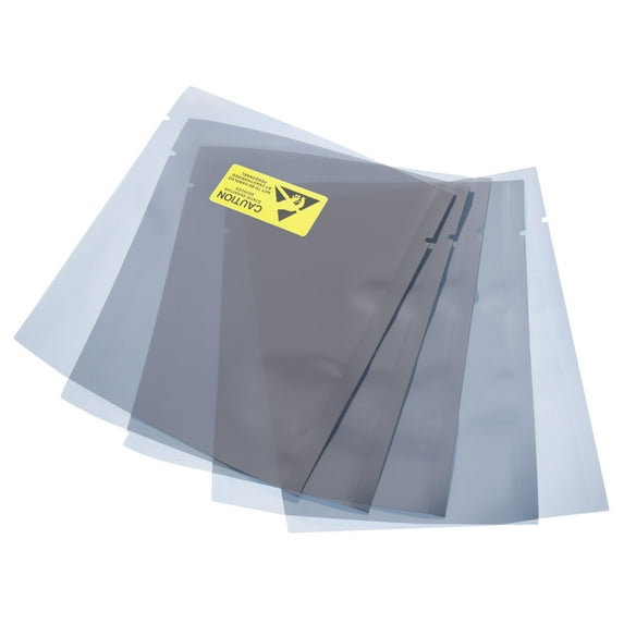 Anti Static Bags Shielding Bag 50pcs 4.7x5.5inch(12x14cm) Open Top with Label for Hard Drive HDD SSD