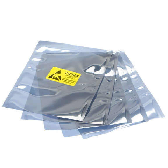 Anti Static Bags Shielding Bag 50pcs 6x8inch(15x20cm) Open Top with Labels for Hard Drive HDD SSD