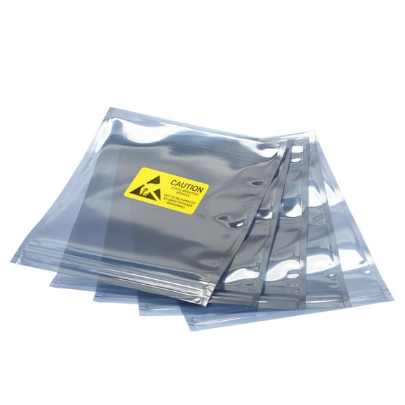 Anti Static Bags Shielding Bag 50pcs 6x8inch(15x20cm) Resealable with Labels for Hard Drive HDD SSD