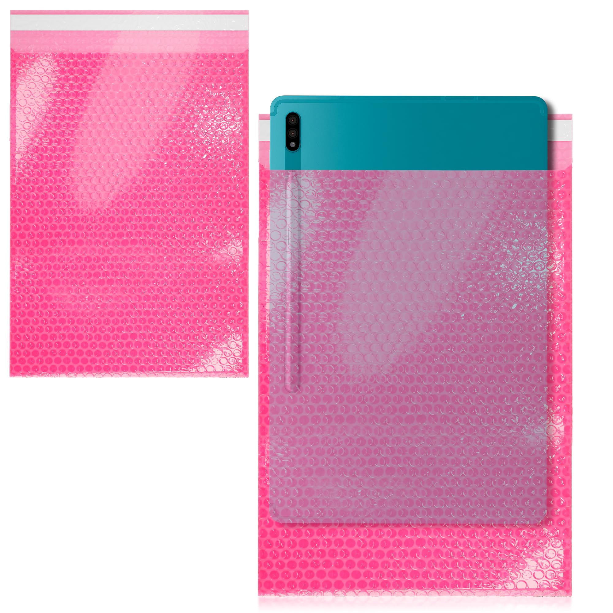 Anti-Static Bubble Out Bags 10 x 15.5 Inch. Pack of 25 Pink Self Seal Bubble Pouches. Waterproof PE Anti Static Bubble Bags for Packing Electronics, Ornaments. Cushioning Sturdy Double Bubble Bag
