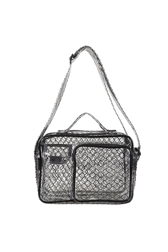 Anti-Static Clear PVC Bag Cleanroom Engineer Tool Computer Working Bags for Women Men Shoulder Crossbody Pouch