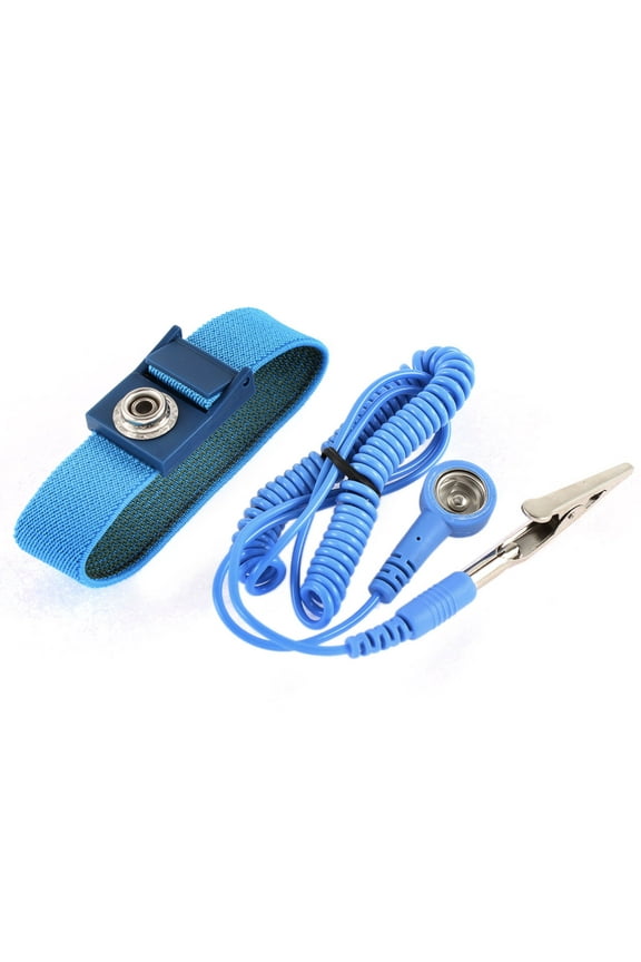 Anti Static ESD Adjustable Wrist Strap Band Blue