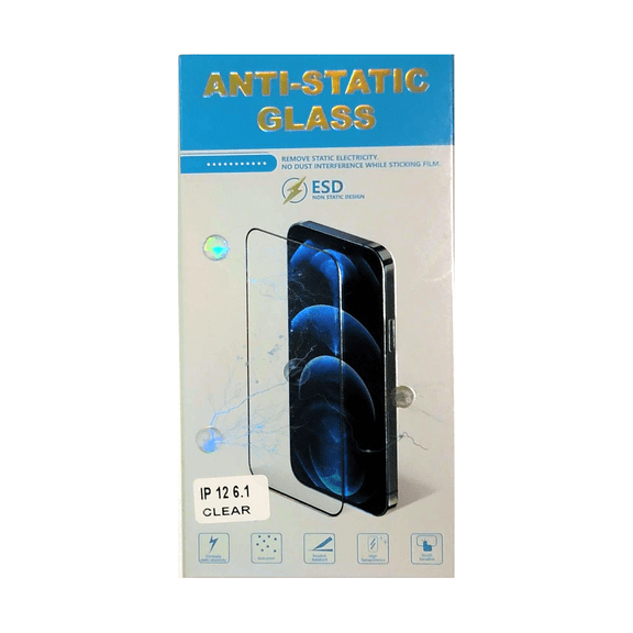 Anti-Static Glass Screen Protector for iPhone 12 or iPhone 12 Pro 6.1