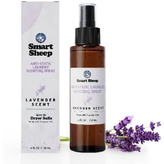 Anti-Static Laundry Scenting Spray with Essential Oils (Lavender, Lemon, Orange) (Lavender)