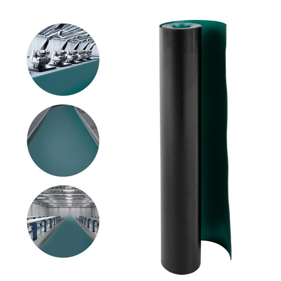 Anti-Static Mat, Discharge Protection, 118" X 23" ESD High Temperature Rubber Table Floor Mat for Circuit Phone PC Tablet Repair