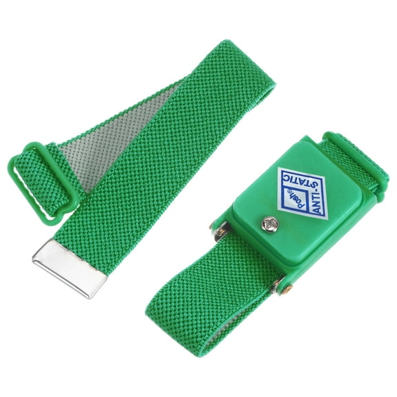 Anti Static Wrist Strap, ESD Antistatic Bracelet Adjustable Cordless with Spare Bracelet Light Green
