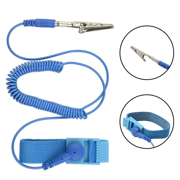 Anti Static Wrist Strap ESD Grounding Discharge Wristband Static for Motherboard