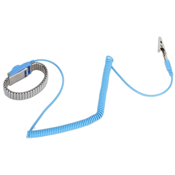Anti Static Wrist Strap Stainless Steel Adjustable Grounding Bracelet For Electronics
