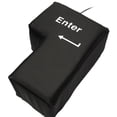 thumbnail image 1 of Anti-Stress Big Enter Key Pillow Button Usb Connection Huge Enter Stress Reliever Cushion Creative Christmas Gift, 1 of 8