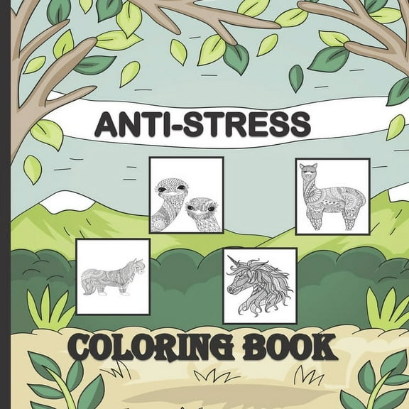 Anti-Stress Coloring Book: Intricate Stress Relieving Animal Pages to Color for Mindfulness, Mediation, Relaxation and Entertainment - Perfect for Teens and Adults to Help Reduce Anxiety, Depression a